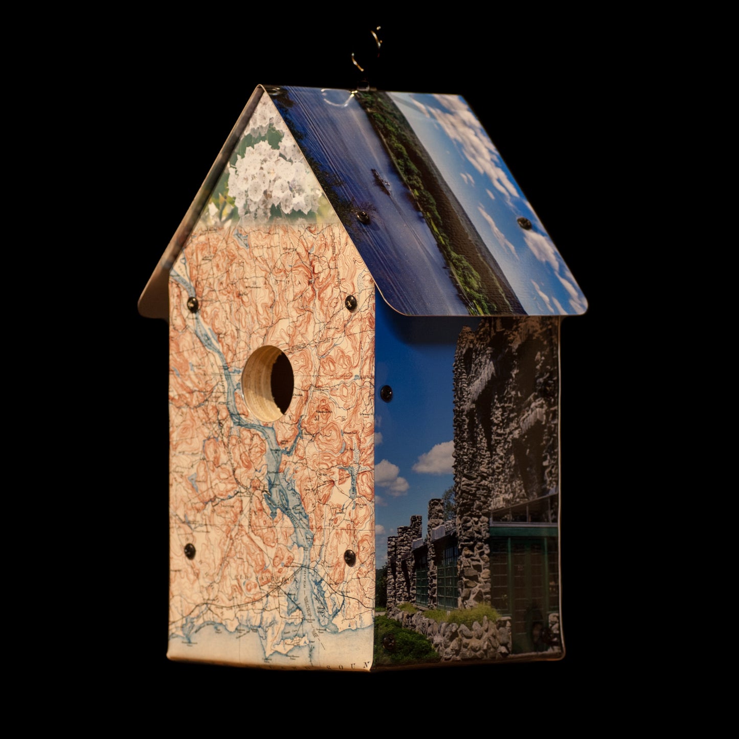 Lower CT River Valley Scenes Birdhouse