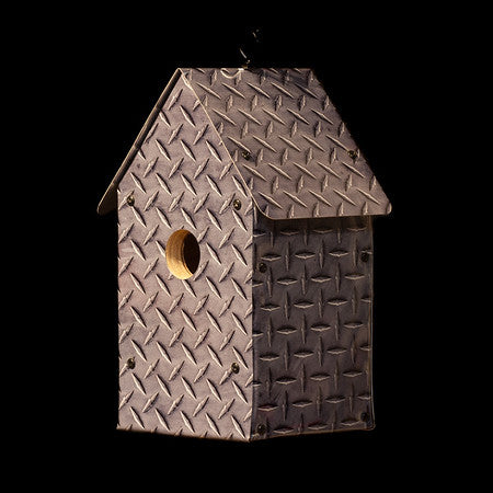 Diamond Plate Birdhouse