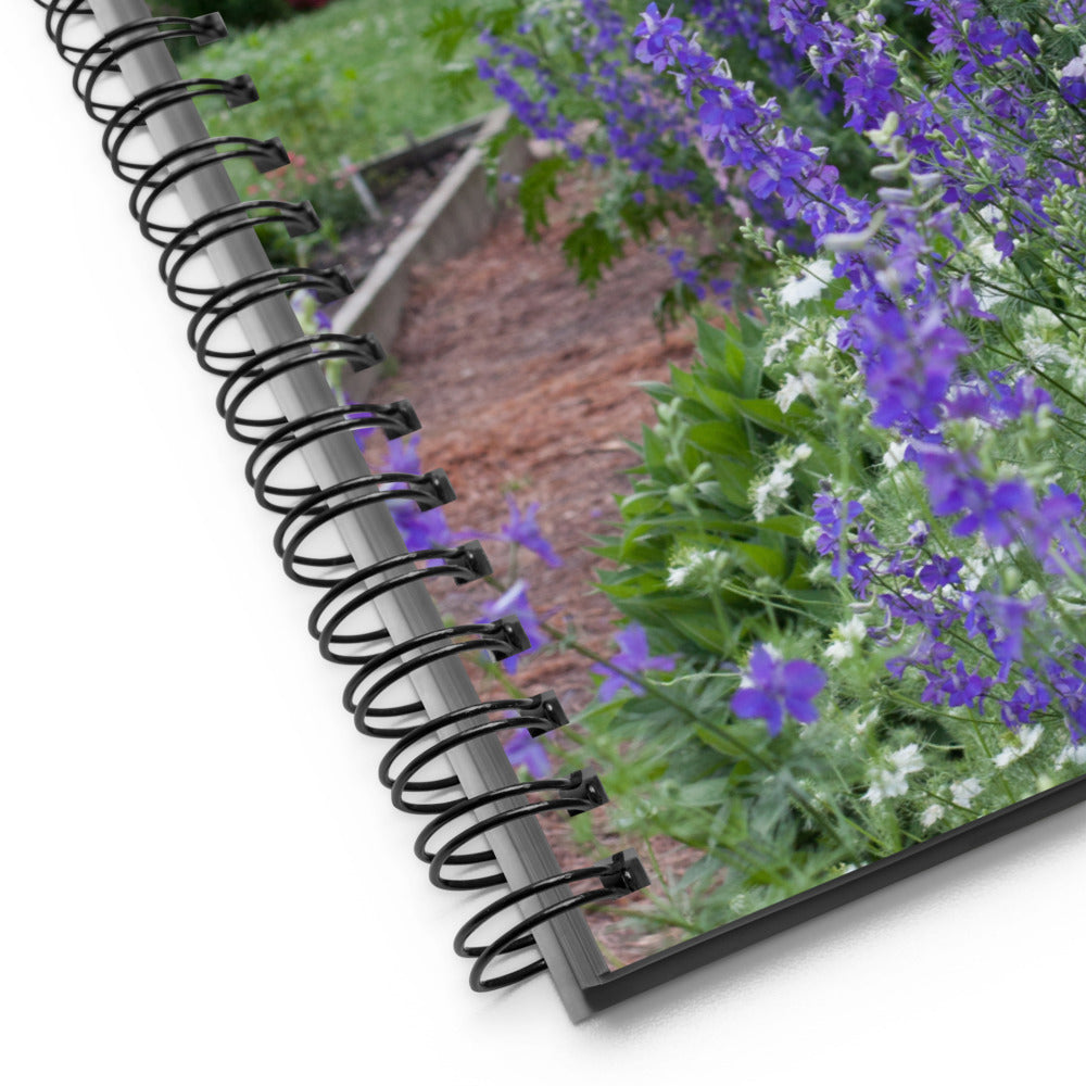 Larkspur Garden Spiral Notebook