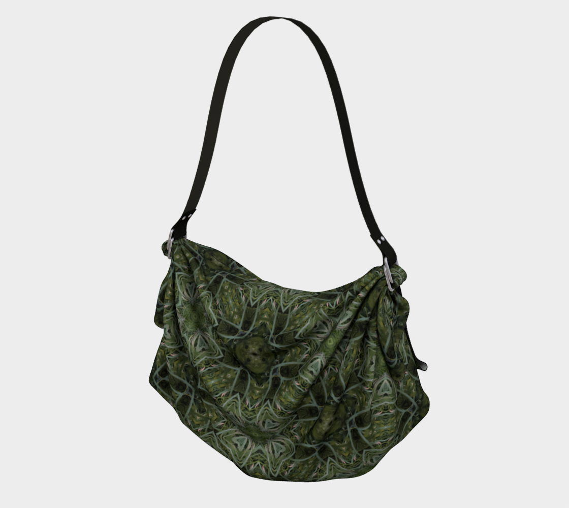 Earthy Green Convertable Bag with short or long strap