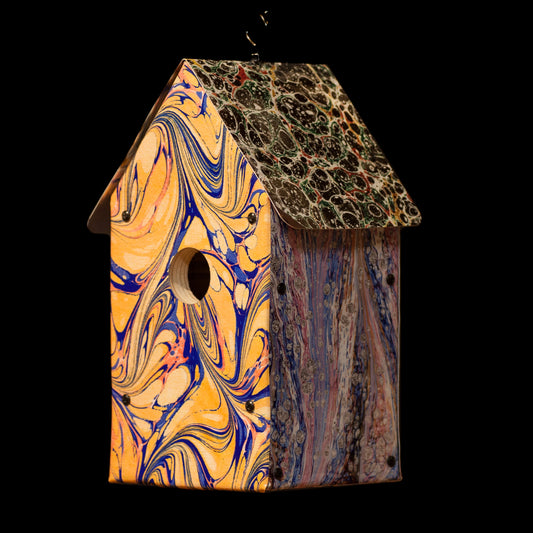 Marbled Papers Birdhouse