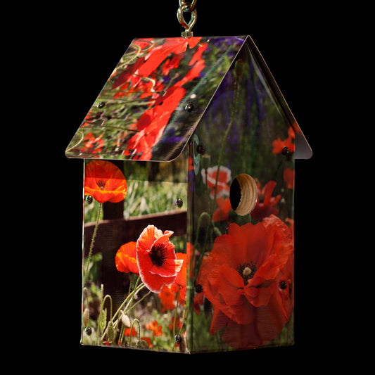 Poppies Birdhouse