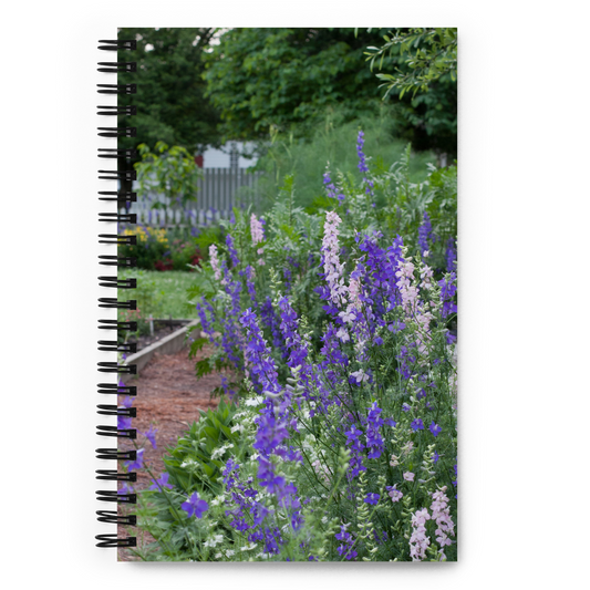 Larkspur Garden Spiral Notebook