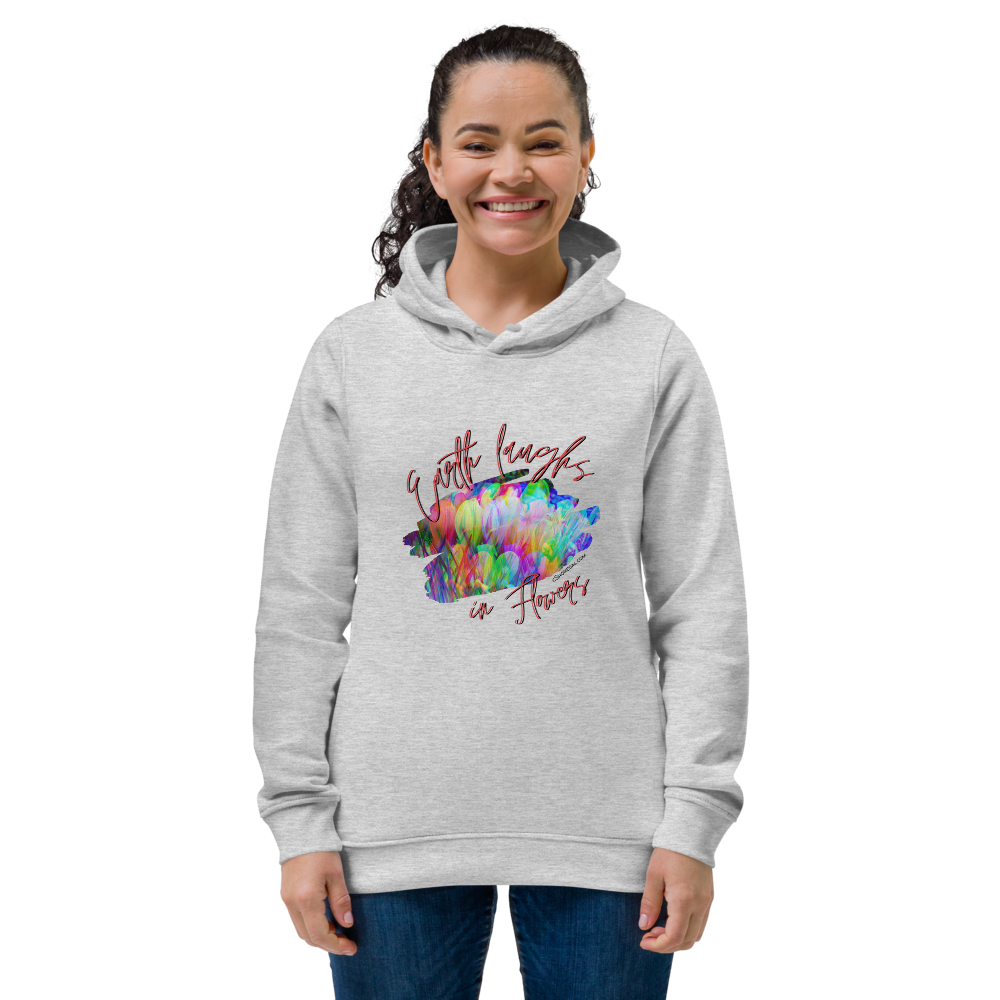 Earth Laughs in Flowers Women's Fitted Hoodie